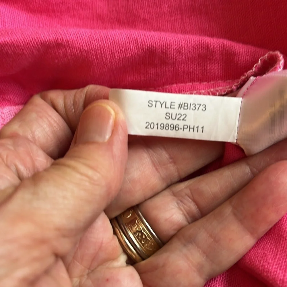 J. Crew Linen Dress Pink Tiered Ruffle Sleeveless Womens 4 Pockets Flowy Cottage